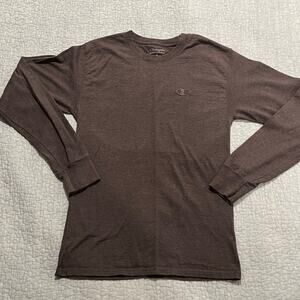Champion Women's Gray Long Sleeve Shirt - Size Small